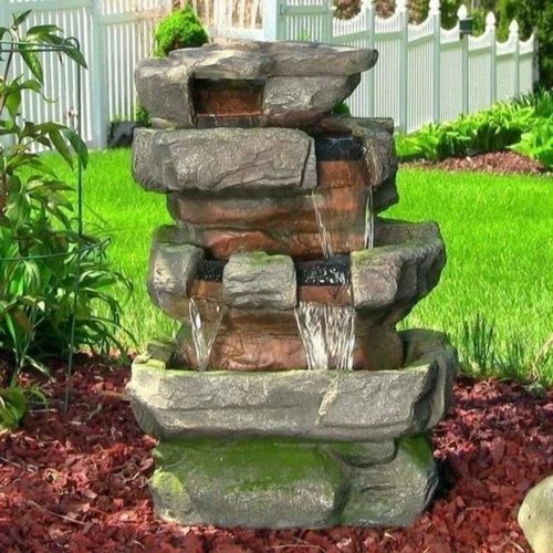 Rock Waterfall Fountain - Star Garden