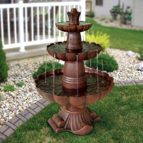 Fiber Glass Garden Fountain - Star Garden