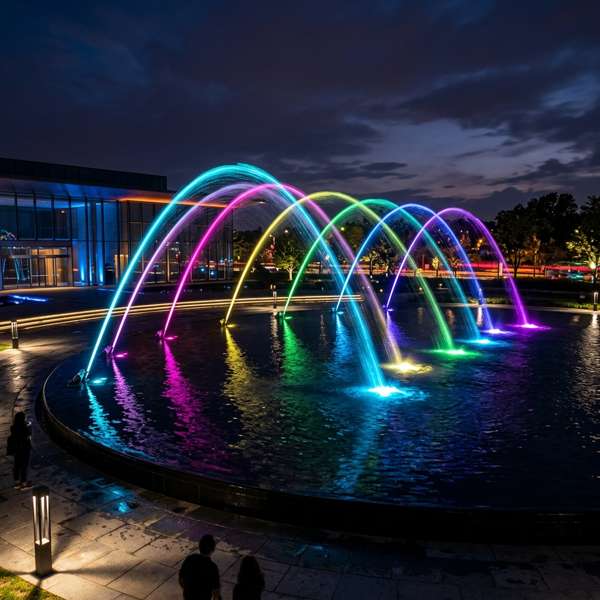 Jet Water Fountain - Star Garden